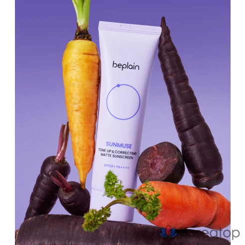 Солнцезащитный крем Beplain Sunmuse Tone-Up &amp; Correcting Matte SPF50+ PA++++