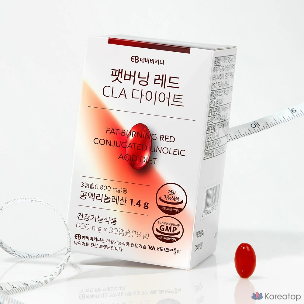 БАД EverBikini Fat Burning Red CLA Conjugated Linoleic Acid, 30 шт.