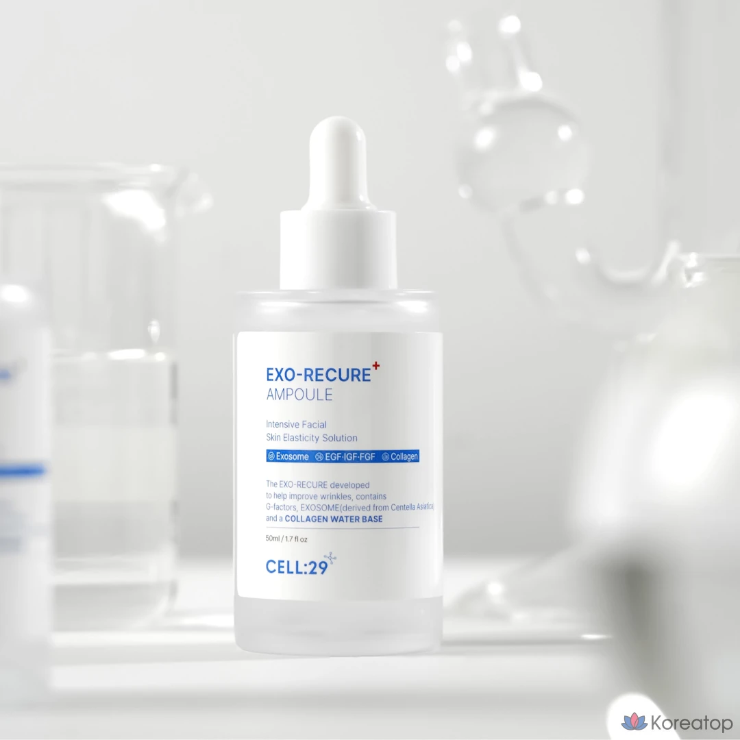 Ампульная сыворотка Cell29 Exosome Ampoule EGF Adenosine Hyaluronic Acid Pore Peptide ExoRecovery, 50 мл, 1 шт.