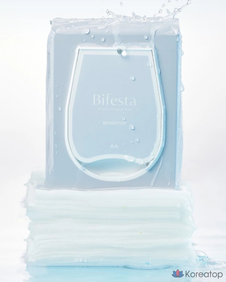 Мицеллярные очищающие салфетки Bifesta для осветления кожи, 46 листов, 1 упаковка.