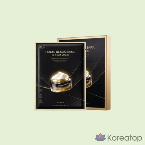 Крем-маска Dr.G Royal Black Snail Cream Mask, 5 шт.