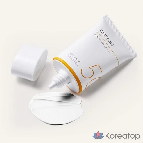 Солнцезащитный крем Missha All Around Safe Block Cotton SPF50+ PA++++