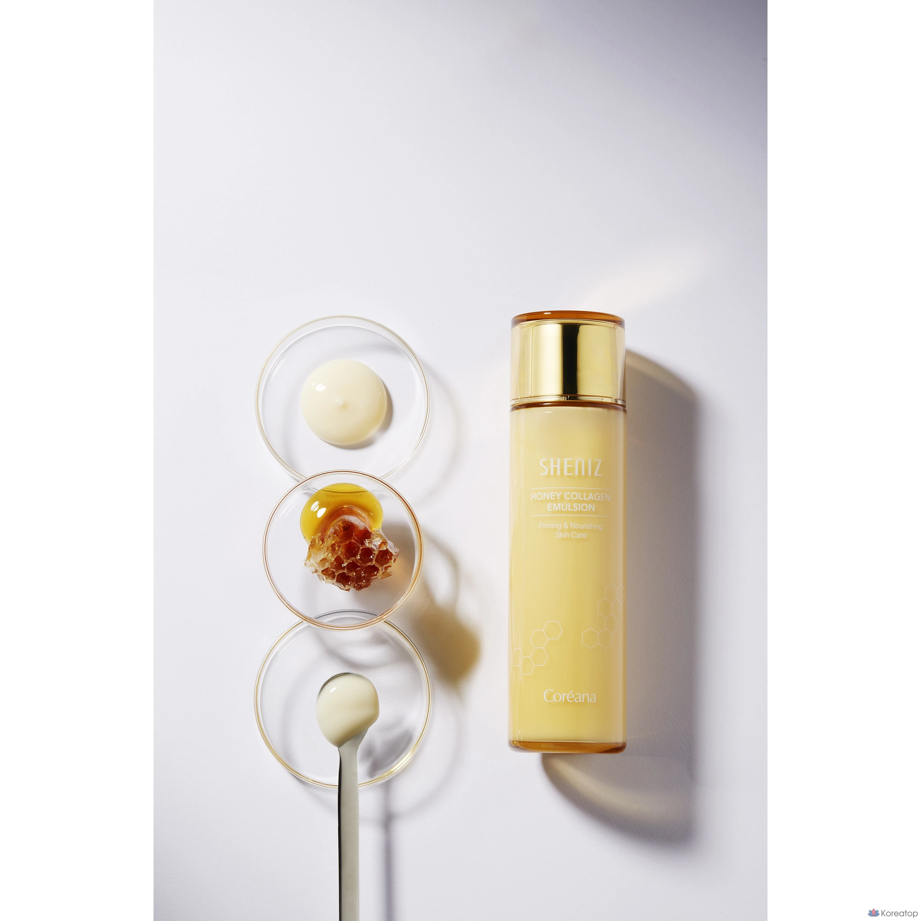 Тоник для лица Coreana Shine с медом и коллагеном 150 мл + Эмульсия 150 мл, 1 комплект