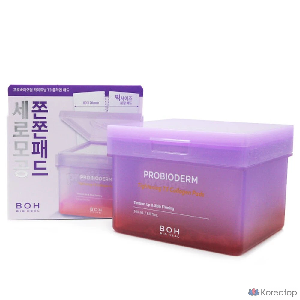 Biohealbo Probioderm Tightening Tea, 3 подушечки, 120 листов, 1 упаковка из 120 штук.