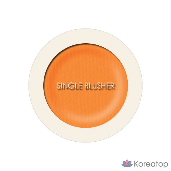 Блушер The Saem Saemmul Single Blusher, оттенок Selfie Orange, 5 г, 1 шт.
