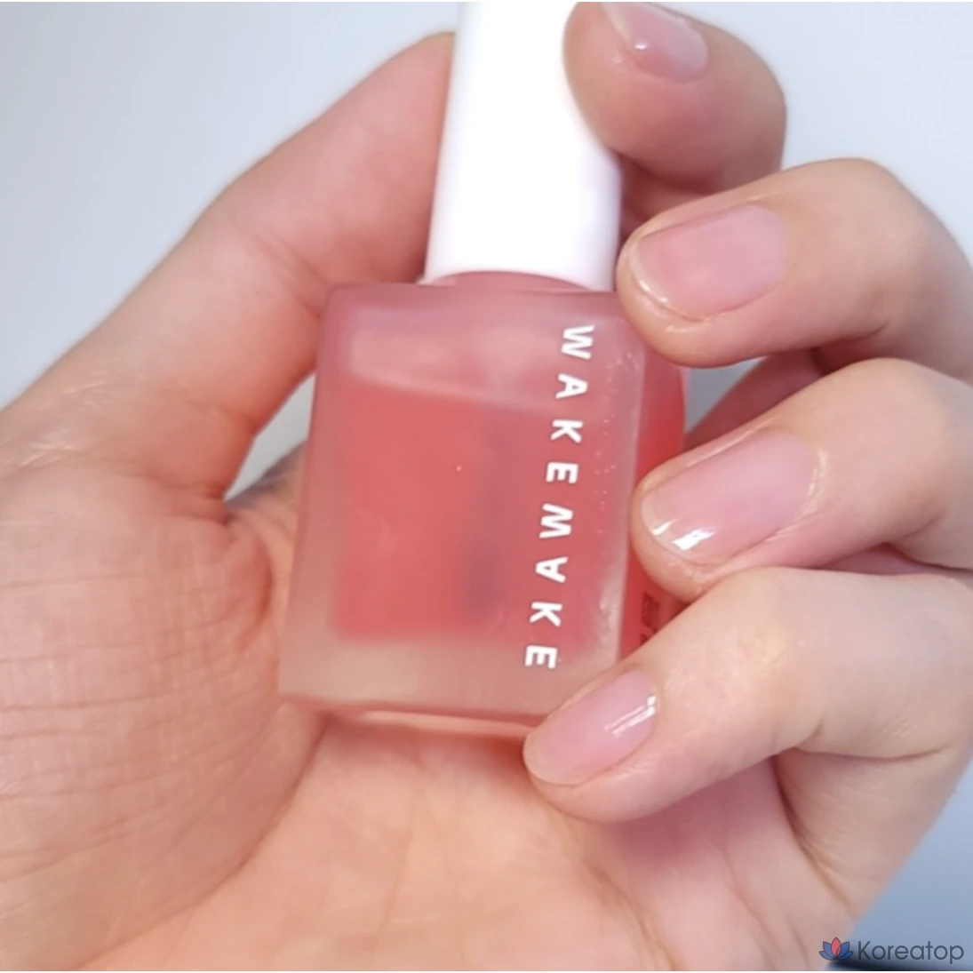 Увлажняющая защитная пленка для ухода за ногтями Wake Make, розовое питание, розовый укрепляющий бальзам, 02, 1 шт., 8 мл, фото 2