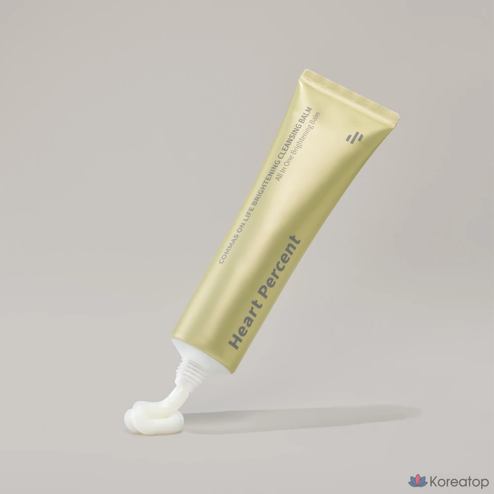 Осветляющий очищающий бальзам Heart percent Commas On Life, 80 мл, 1 шт.
