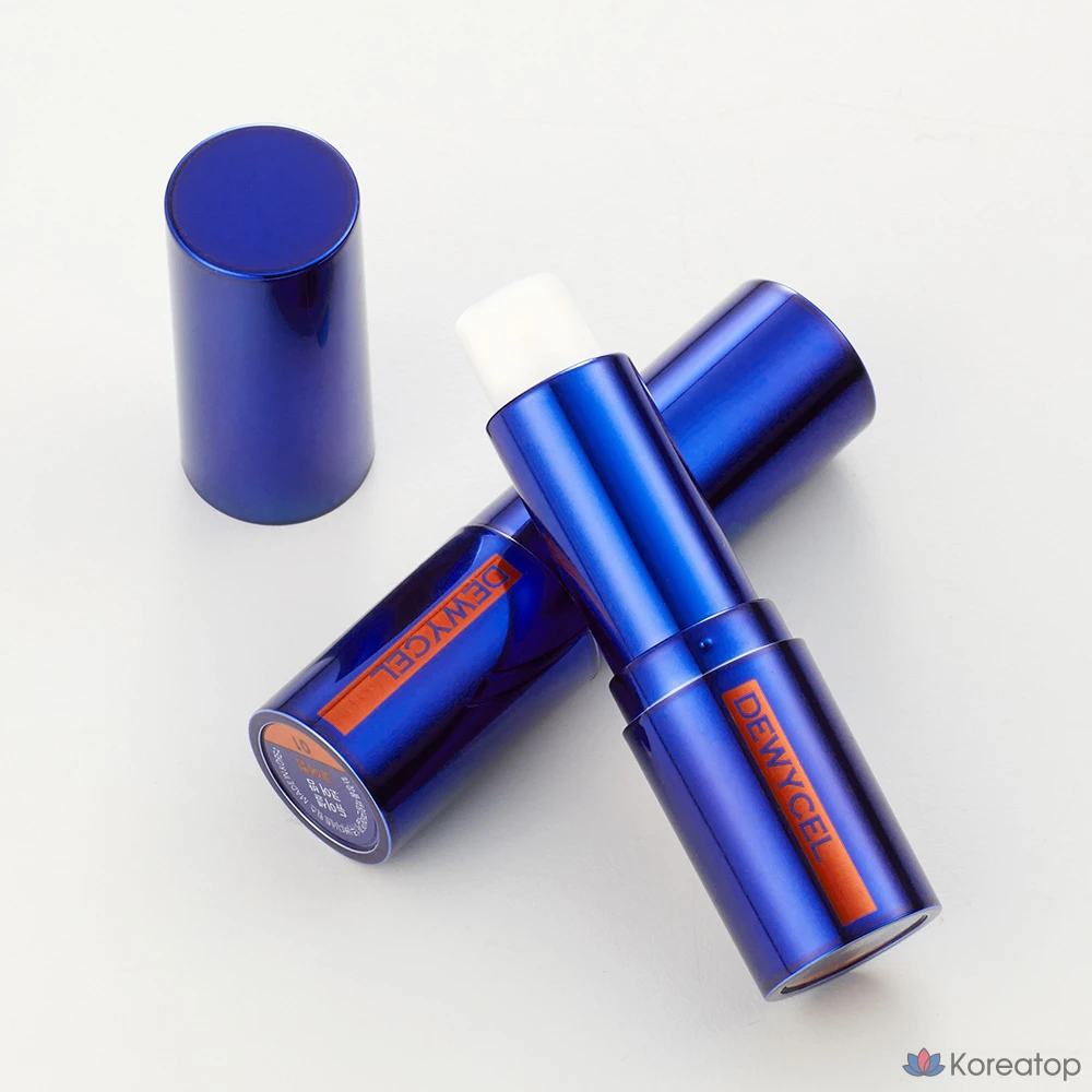 Тональный крем DEWYCEL Homme True Beam Stick & Brush Foundation SPF50+ PA++++, бальзам для губ Color Lip Balm 01 Core Balm 4g, специальный набор, 1 шт.