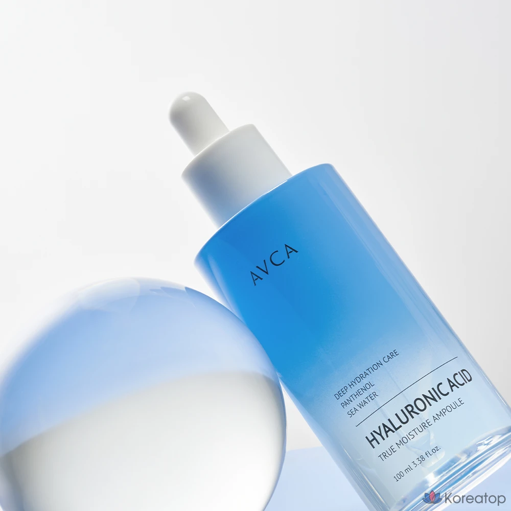 Ампула AVCA True Moisture с низкомолекулярной гиалуроновой кислотой, 100 мл, 1 шт.