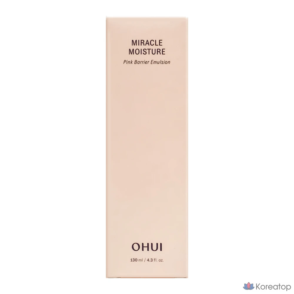 OHUI Увлажняющая эмульсия Miracle Moisture Pink Barrier Emulsion, 130 мл, 1 шт.
