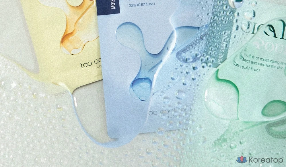 Тканевая маска для лица Too Cool For School Vita Drop Ampoule Mask, 3 шт.