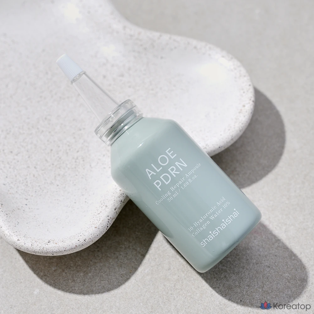 Ампульная сыворотка SHAISHAISHAI Aloe POLN Cooling Repair Ampoule, 50 мл, 1 шт.