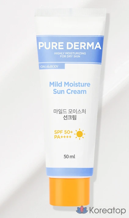 Солнцезащитный крем Purederma Mild Moisture Sunscreen SPF50+ PA++++ для тела, 50 мл, 1 шт.
