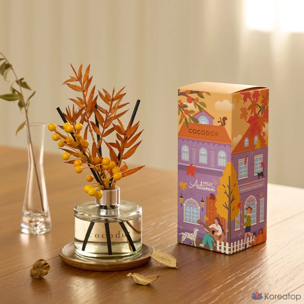 Диффузор для дома Cocodor Perfume Autumn Diffuser Set, Black Cherry, 200 мл, 2 шт.
