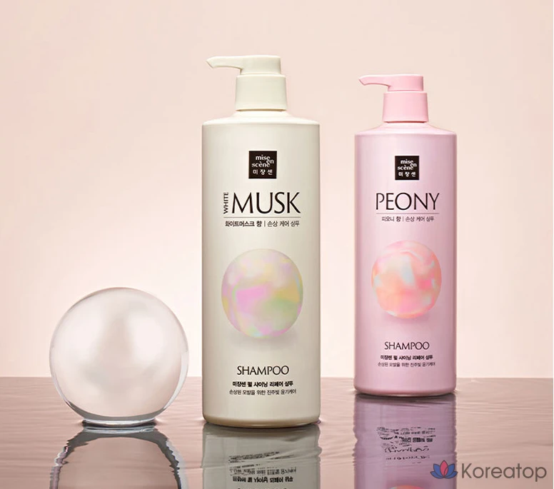 Восстанавливающее средство для придания блеска волосам Mise en Scene Pearl Shining Repair Treatment с ароматом пиона, 1 л, 1 шт.