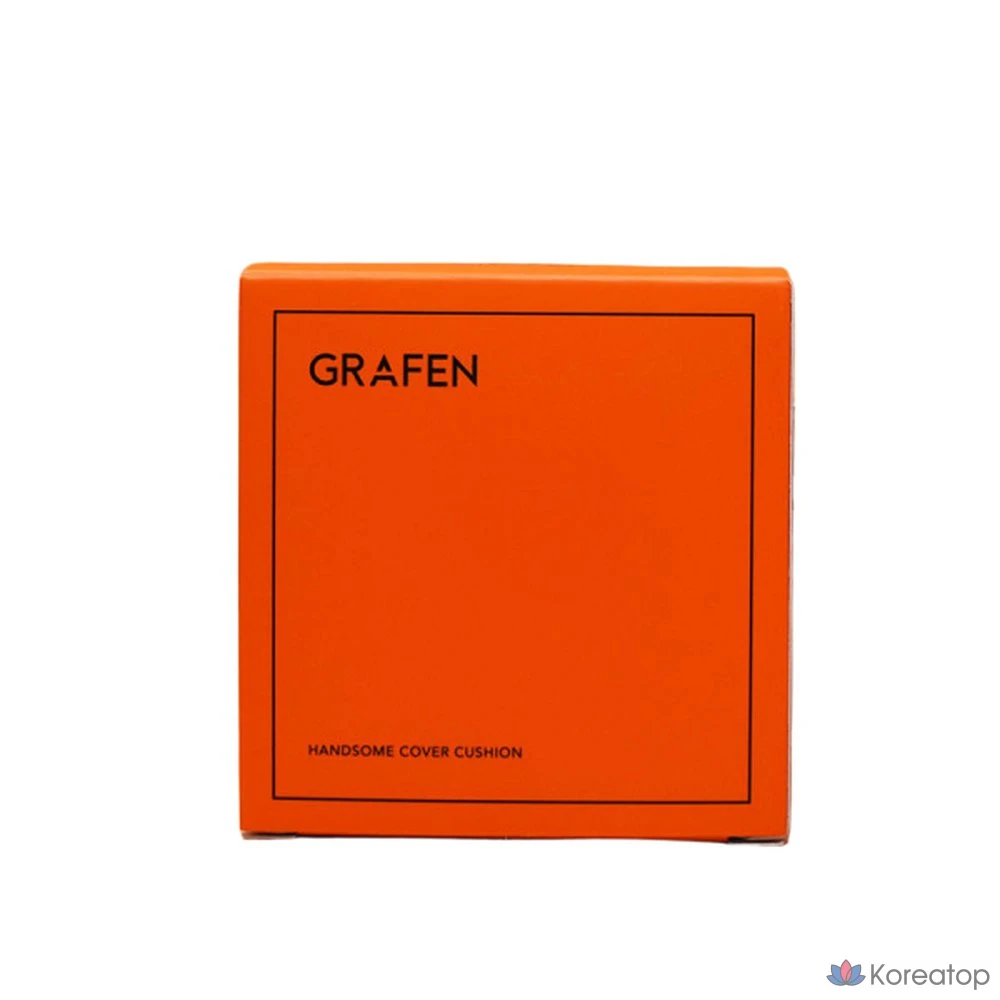 Тональный крем-кушон GRAFEN Handsome Cover Cushion No. 3 для темной кожи, 14 г, 1 шт.