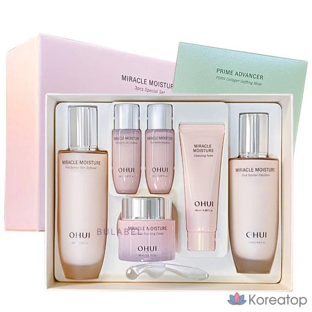 Набор Ohui Miracle Moisture из 3 предметов, 1 комплект.