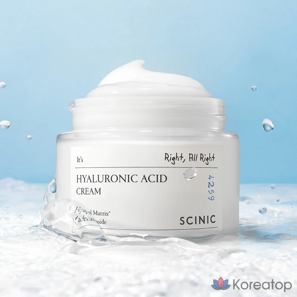 Крем с гиалуроновой кислотой Scinic, 1 шт., 80 мл