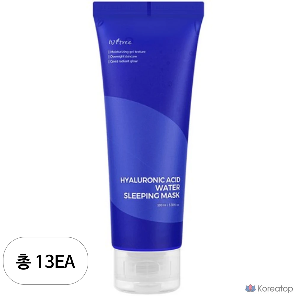 Ночная маска для лица Isntree с гиалуроновой кислотой и водой, 100 мл, 13 шт.