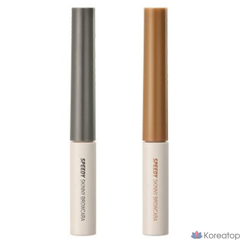 Тушь для бровей Peripera Speedy Skinny Brow Mascara, оттенок Taupe Ash, 1 шт.