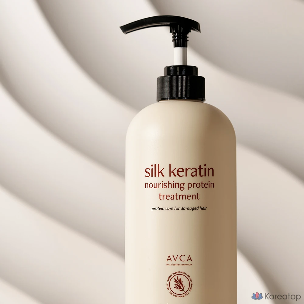 Питательная протеиновая маска для лица AVCA Silk Keratin, 1 л, 1 шт.