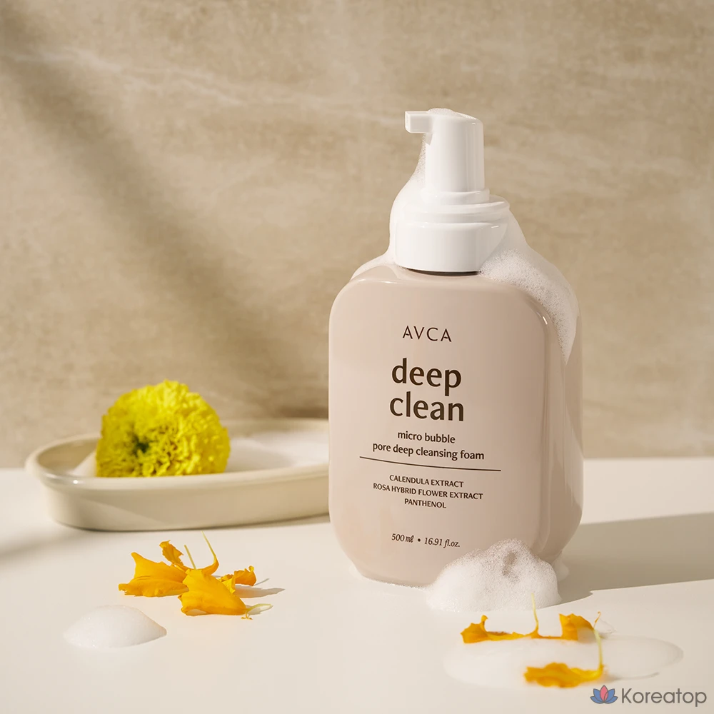 Пенка для глубокого очищения пор AVCA, 500 мл, 1 шт.