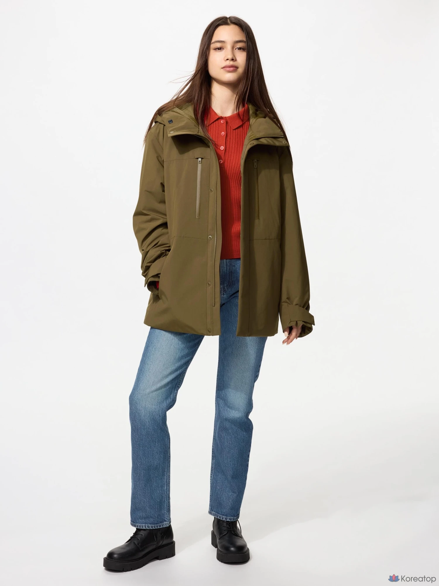 Парка Uniqlo Hybrid Down Parka