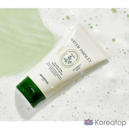 Освежающая очищающая пенка Skinfood Pantothenic Water Parsley