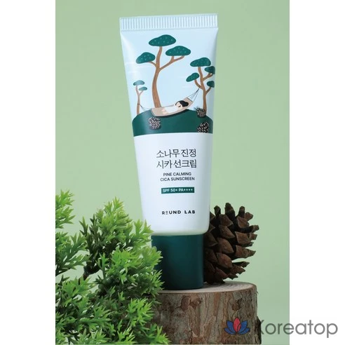 Крем с экстрактом игл сосны Round Lab SPF50+PA + + ++