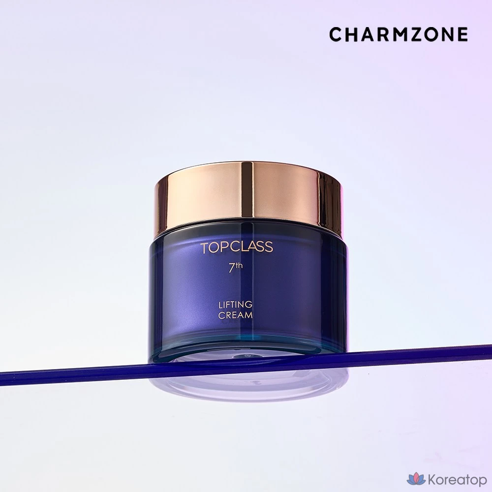 Набор базовой косметики Charmzone Top Class Lifting из 7 предметов (2 тоника для лица + 2 лосьона + 2 крема + 1 контрольный лосьон 40 мл), 1 комплект.