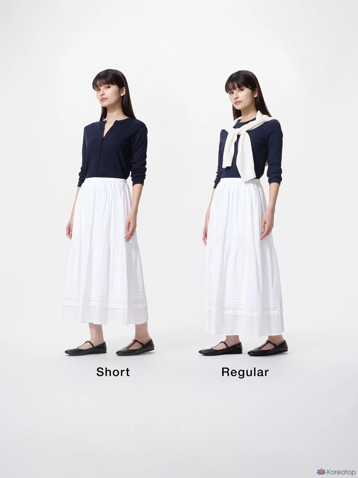 Юбка макси Uniqlo Tiered Maxi Skirt, длина 87-91 см