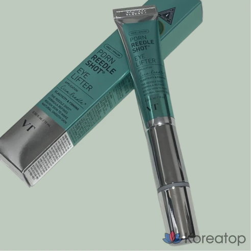 VT PDRN Riddle Shot Vibration Eye Lifter, основной продукт + набор из 2 сменных насадок