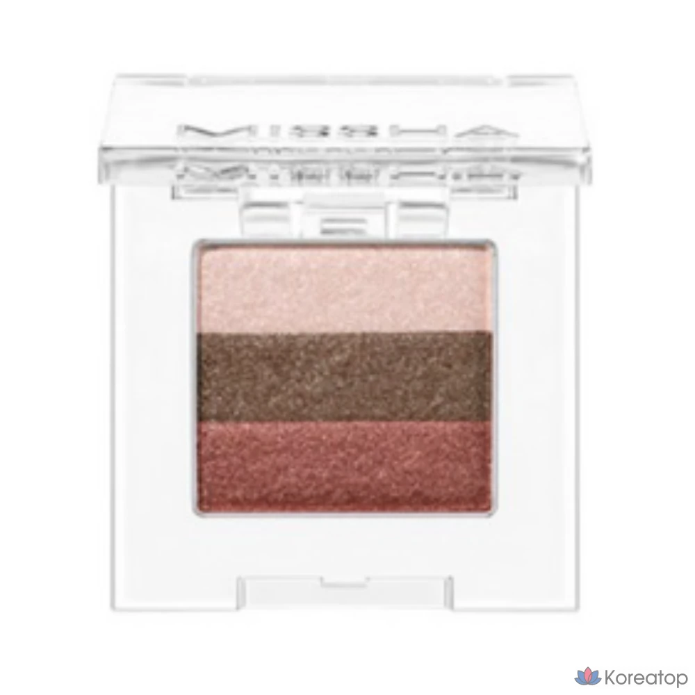 Тени для век Misha Triple Shadow 2 г, № 1 Брауни Розовый (Coulton), 1 шт