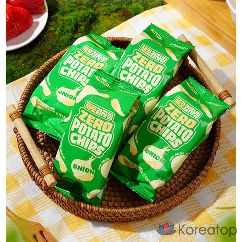 Чипсы со вкусом лука Zero Potato Chips