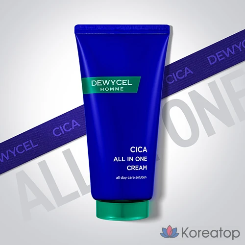 Dewycell Homme Curatones Moisture 40ml SPF50+ PA+++ Cica All-in-One 30ml Natural Cover Tone Care Skin Lotion Duo Set, 1 шт., 1 набор