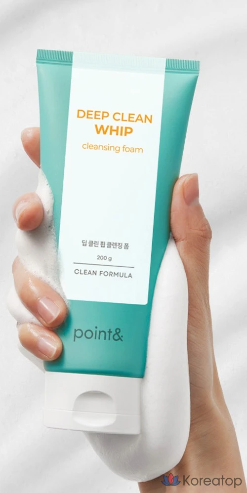 Пенка для умывания Point& Deep Clean Whip Cleansing Foam, 200 г, 1 шт., фото 4