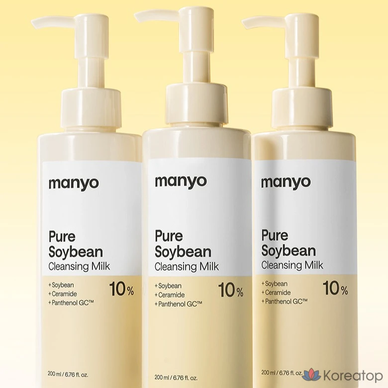 Очищающее молочко Manyo Pure Soybean Cleansing Milk, 200 мл, 1 шт.