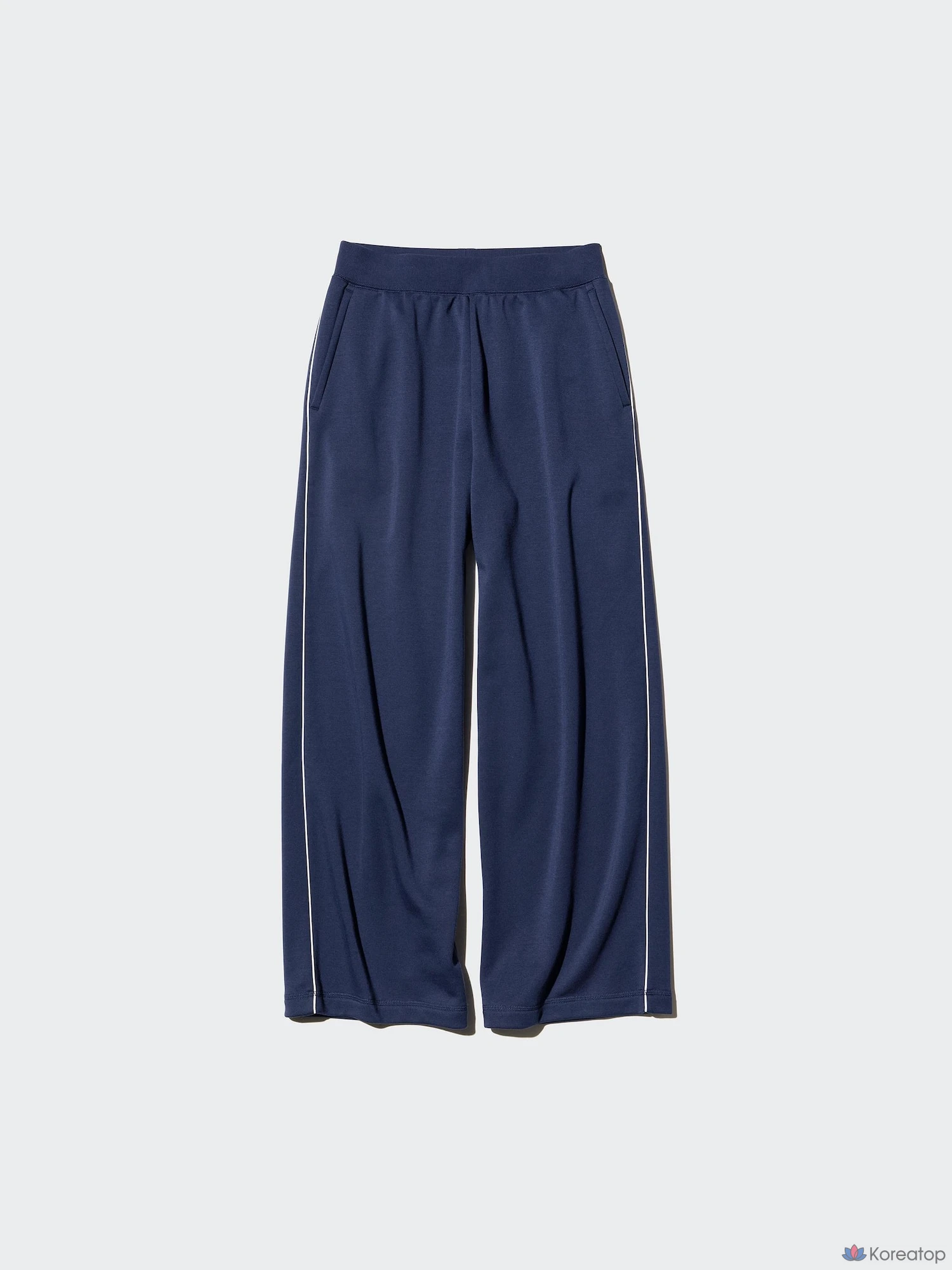 Брюки Uniqlo Warm Boa Sweat Wide Pants, длина 69–72 см
