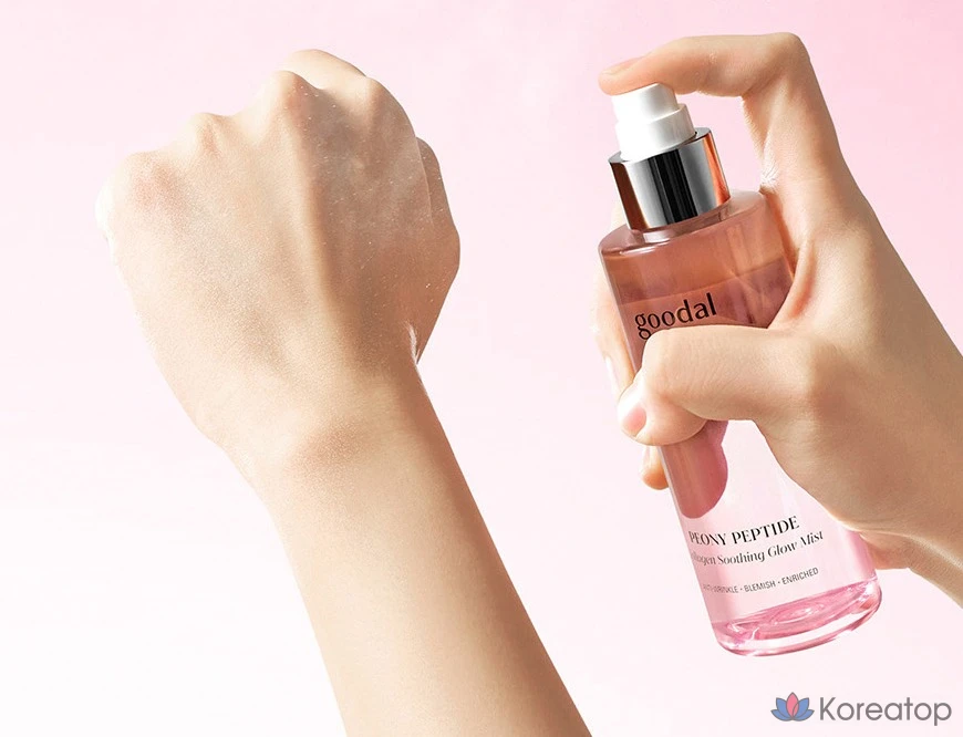 Мист для лица Goodal Peony Peptide Collagen Water Glow Mist AD, 120 мл, 1 шт.