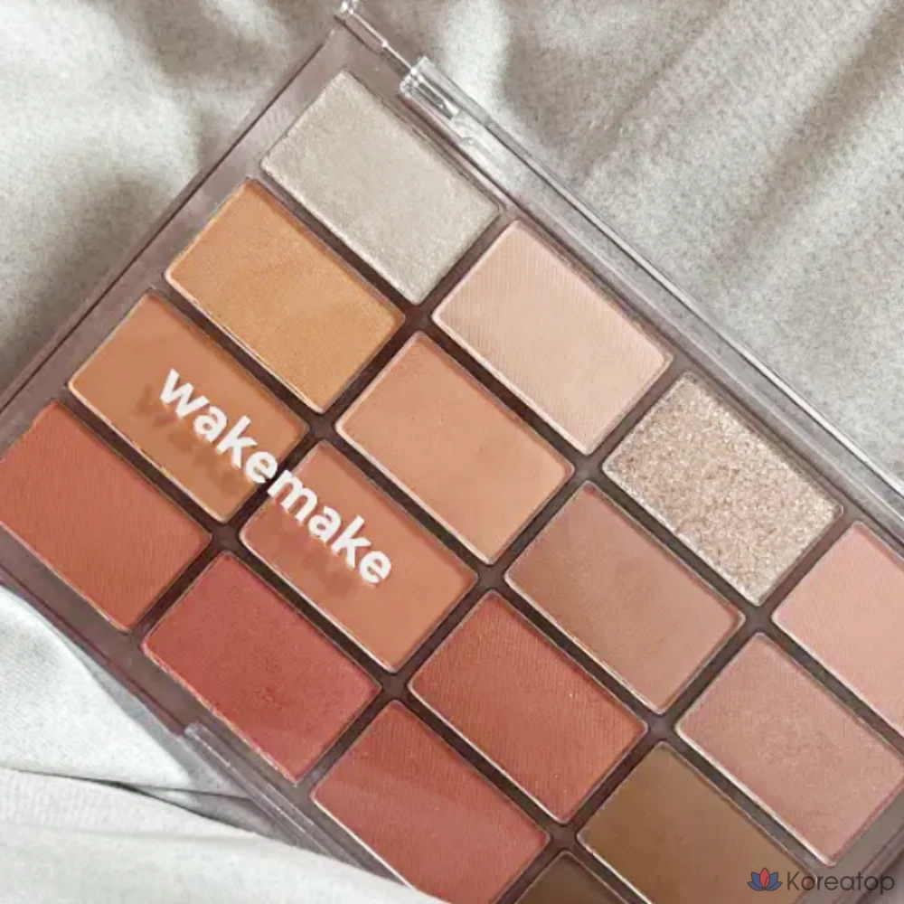 Палетка теней WAKE MAKE: 25 Healthy Coral Blurring, 08 Candy Coral Eye Palette, 23 Mystic Lavender Blurring, 1 шт.