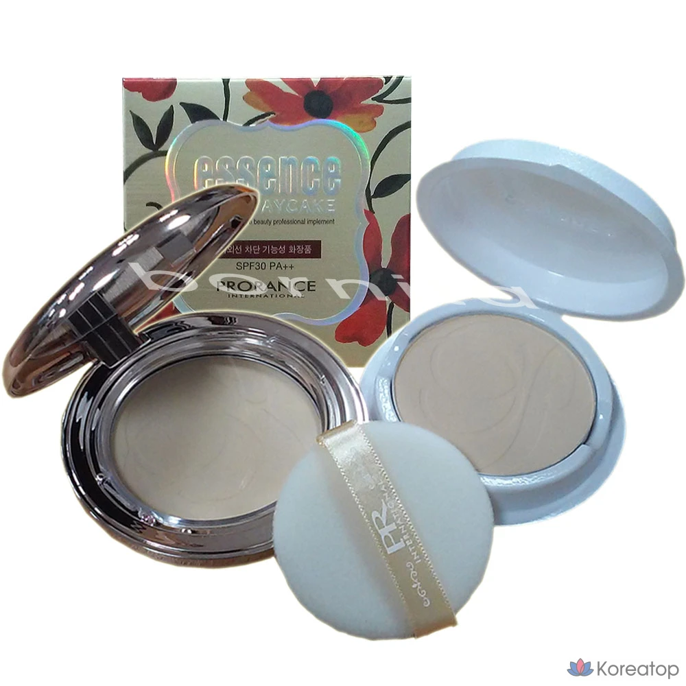 Essence Two-Way Cake Основной продукт + набор сменных блоков Twin K, № 13 Светло-бежевый, 1 шт.