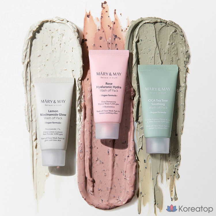 Смываемая маска для лица Marienmay Rose Hyaluronic Hydra, 30 г, 1 упаковка