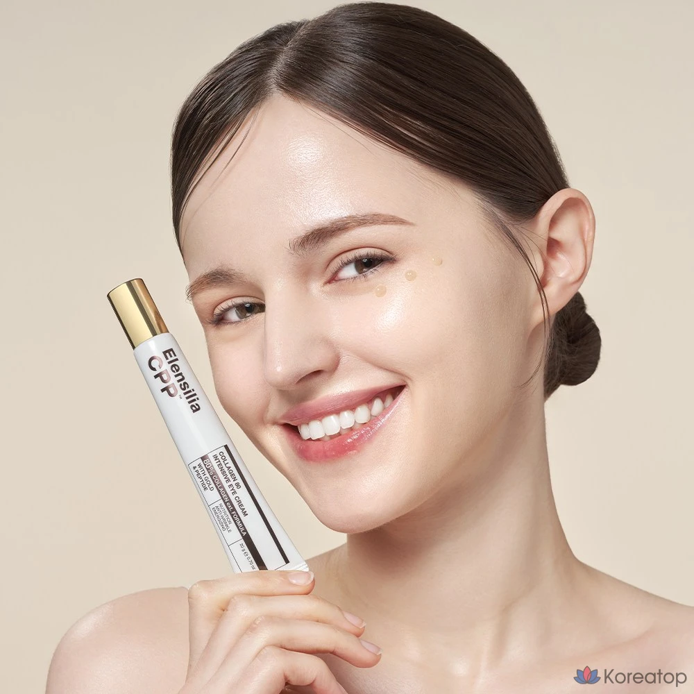 Elensilia Французский коллагенсодержащий лифтинг-крем для кожи вокруг глаз с коллагеном, пептидами, белками и аминокислотами, 20 г, 1 шт.