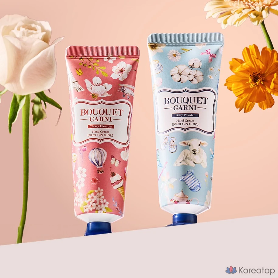 Набор из 4 кремов для рук Bouquet Garni, 1 комплект