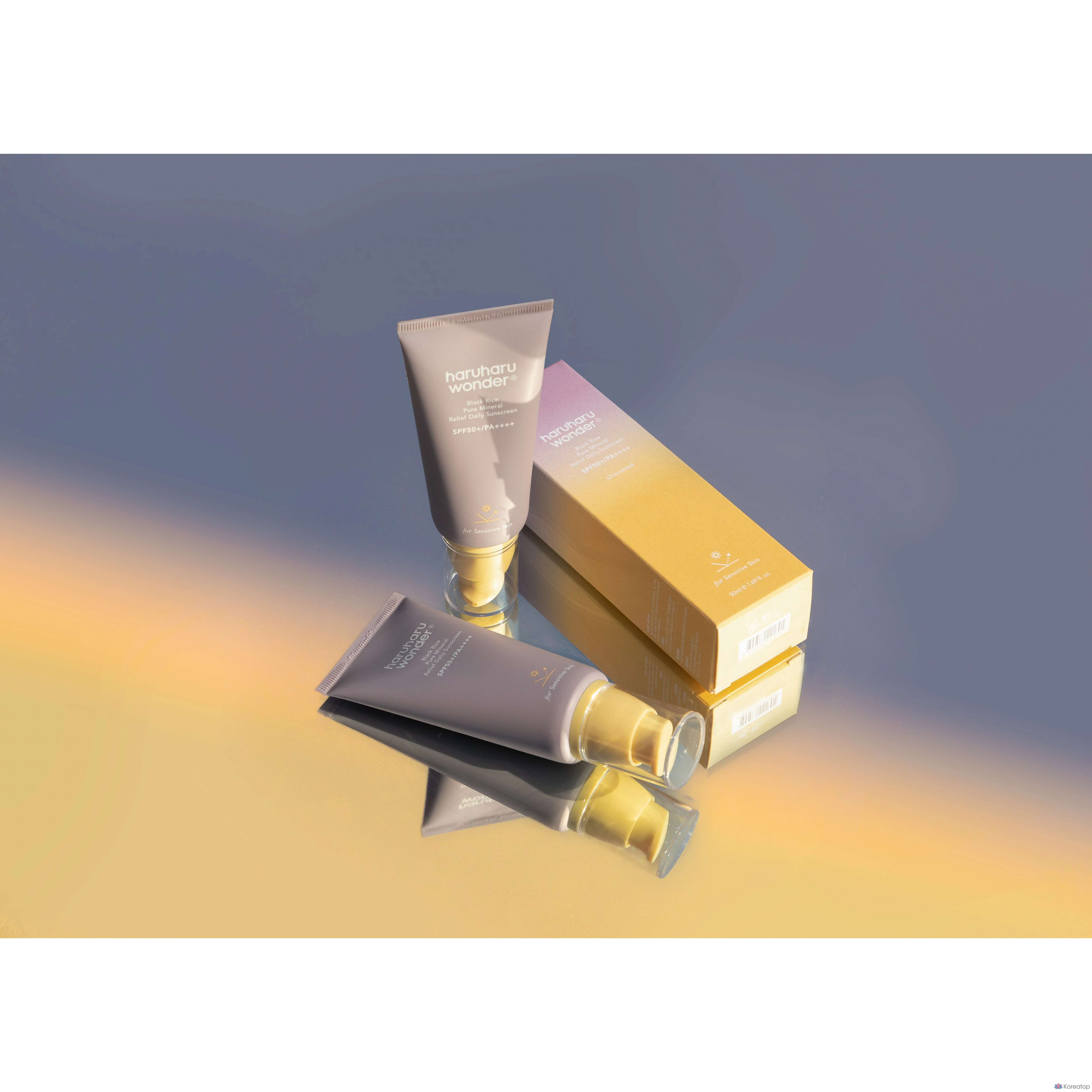 Солнцезащитный крем Haru Haru Wonder Black Rice Pure Mineral Relief, 50 мл, 1 шт.