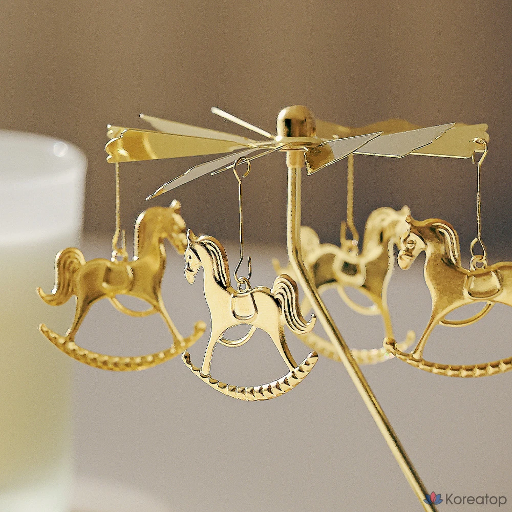 Подсвечник Cocodor Carousel Candle Holder, золотой
