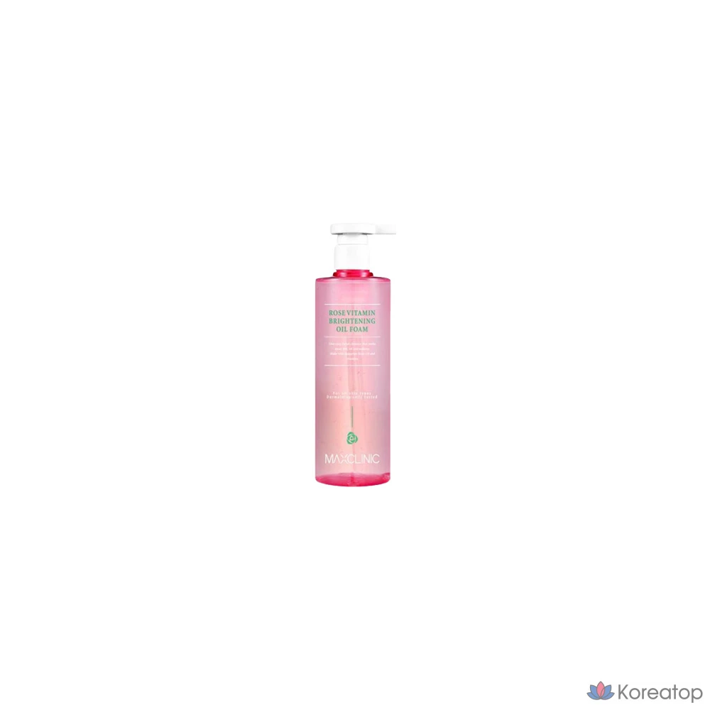 Очищающая пенка для лица MAXCLINIC Rose Vitamin Brightening Oil Foam Cleanser, 310 г, 1 шт.