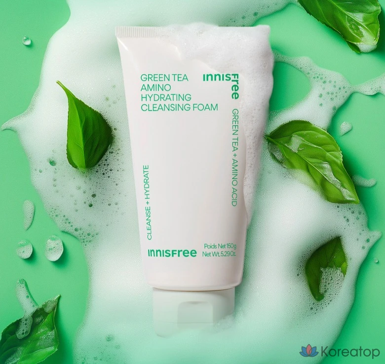 Очищающая пенка Innisfree Green Tea Cleansing Foam, 150 мл, 1 шт.