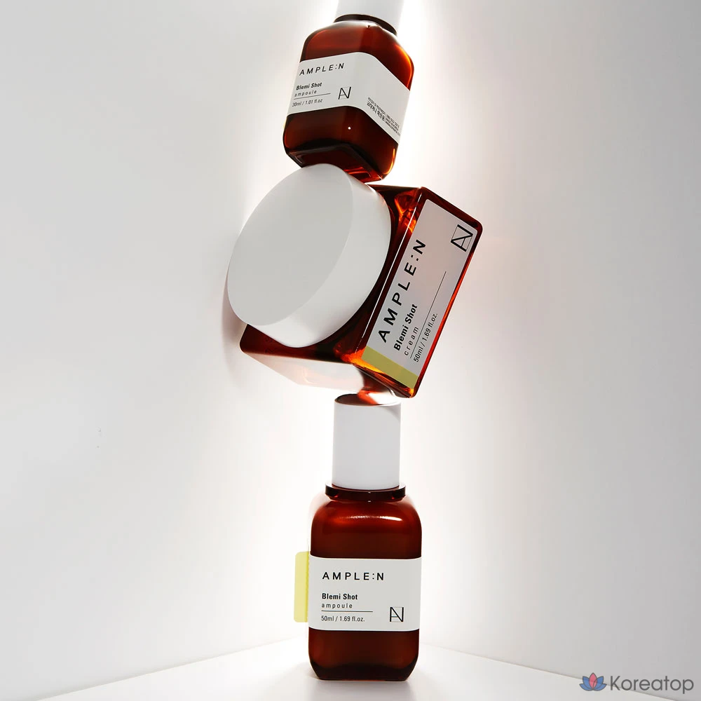 Крем для лица Coreana Ample:N &amp; Blemish Shot Whitening Blemish Cream, 1 шт., 50 мл