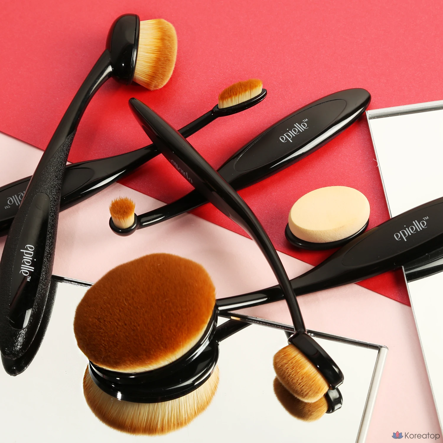 Набор овальных кистей Epiel 5p, 4 комплекта, фото 2